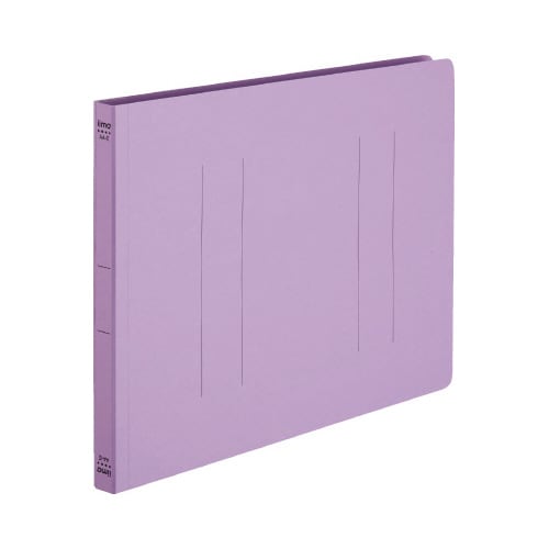 iimo フラットファイル A4横 紫 10冊
