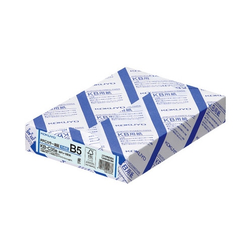 PPCカラー用紙共用紙FSC認証B5 500枚 青