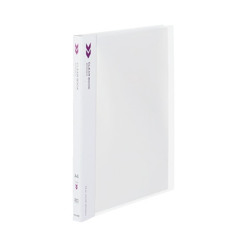 クリヤーブックK2 固定式A4縦20P透明