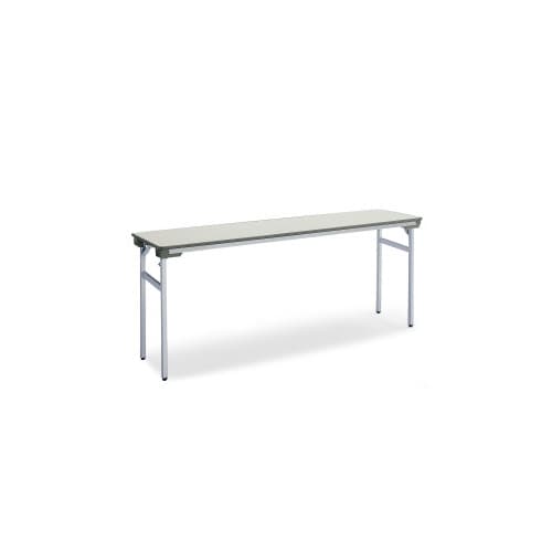 折りたたみテーブル140シリーズ棚なし グレー