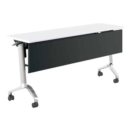 コンフェスト スタンW15D4白パネル付棚付