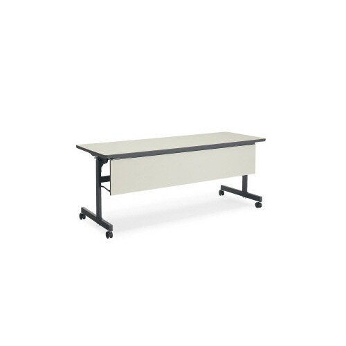 フラップテーブル 60シリーズ 幕板付 グレー