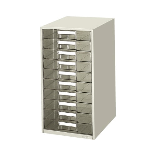 レターケース透明プラスチック引き出しA4 10段