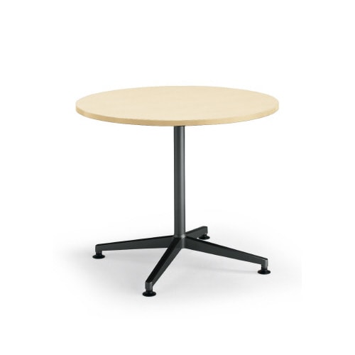 ジュート単柱塗装BK脚円形アジャスタ直径90N