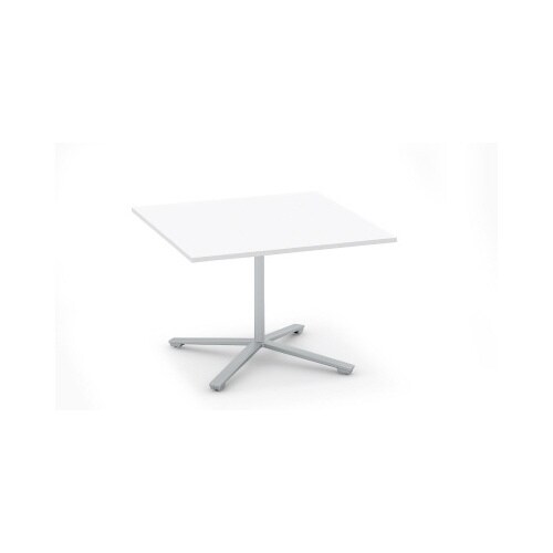 ビエナ 固定正方形単柱塗装銀脚アジャスタ幅105W