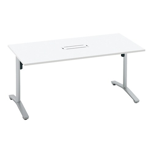 ビエナ固定角形配線T塗装銀脚アジャスタ15075W