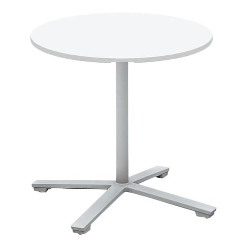 ビエナ 固定円形 単柱塗装銀脚キャスタ 直径75W