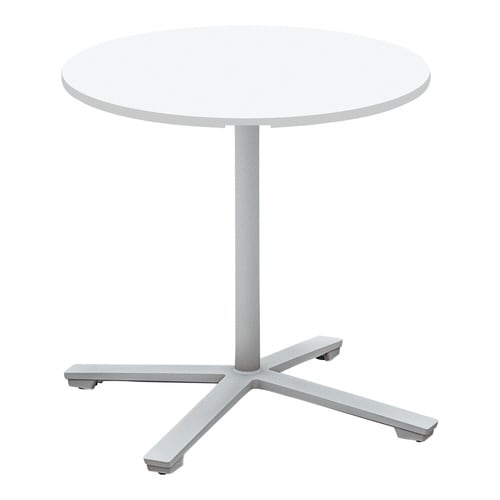 ビエナ 固定円形単柱塗装銀脚アジャスタ 直径75W