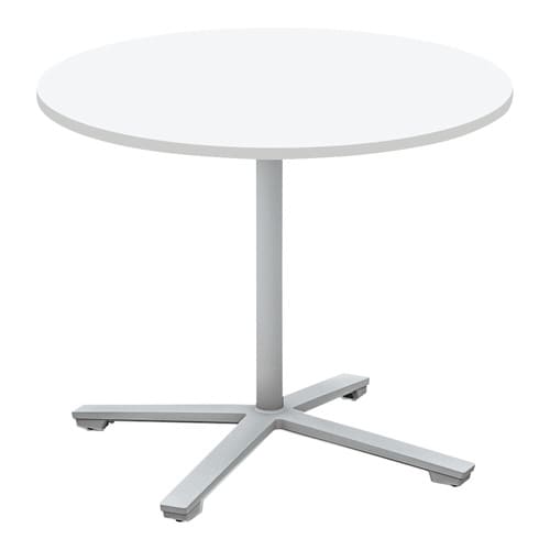 ビエナ 固定円形 単柱塗装銀脚キャスタ 直径90W