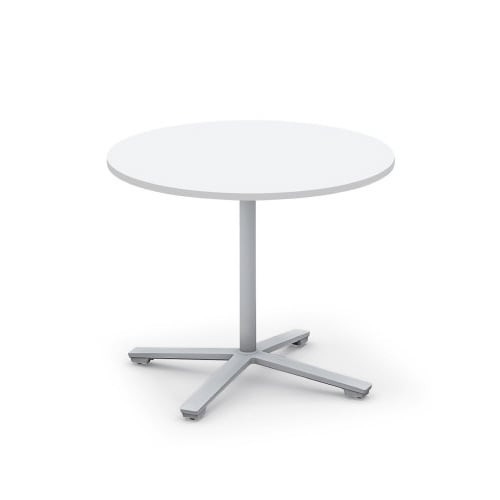 ビエナ 固定円形単柱塗装銀脚アジャスタ 直径90W