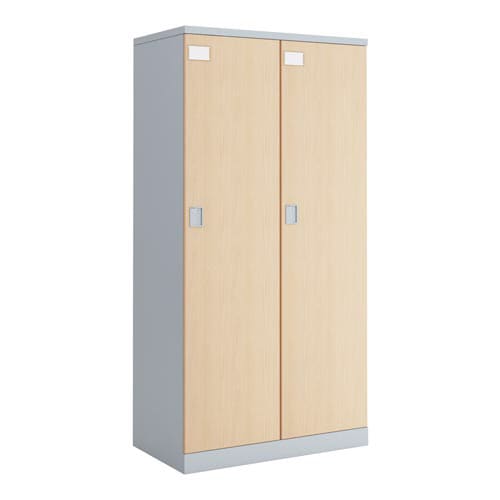 シーフォート 2人用 扉幅45グレー ナチュラル