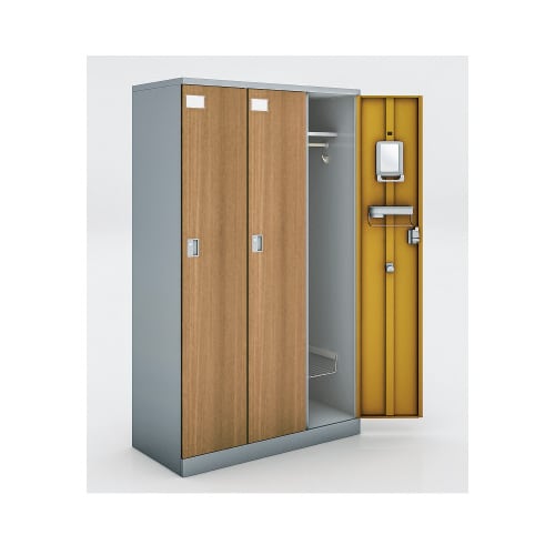 シーフォート 3人用 扉幅35グレー Mオーカー