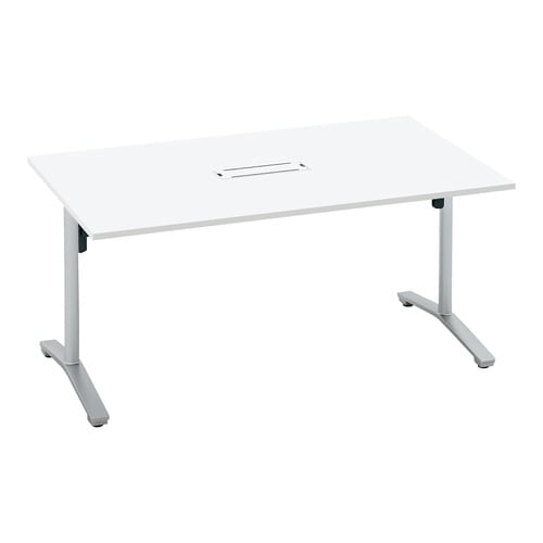 ビエナ固定角形配線T塗装銀脚アジャスタ15090W