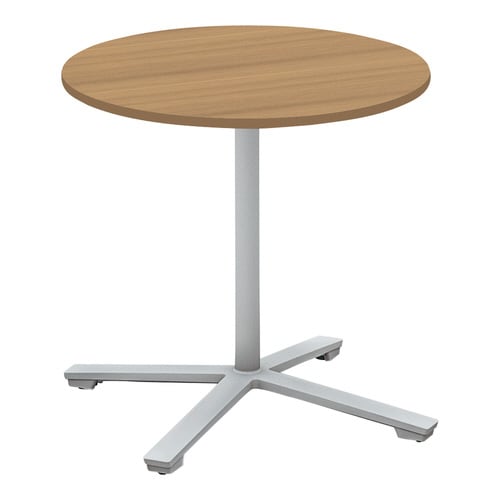 ビエナ 固定円形 単柱塗装銀脚キャスタ 直径75M