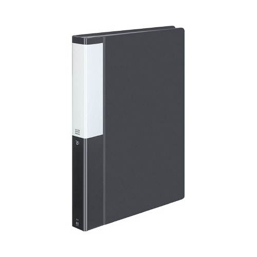 クリヤーブックポジティ A4縦 濃灰 60P