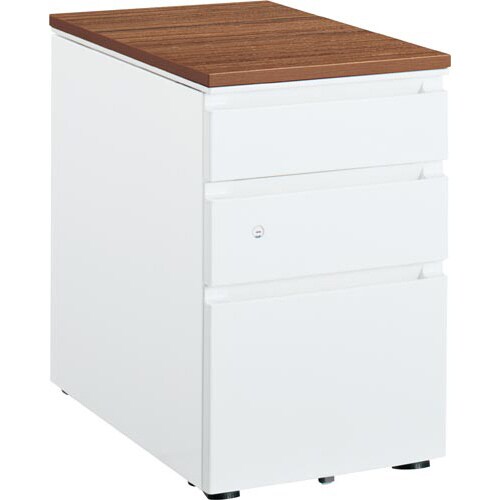 GXワゴン 天板付 3段 GLブラウン