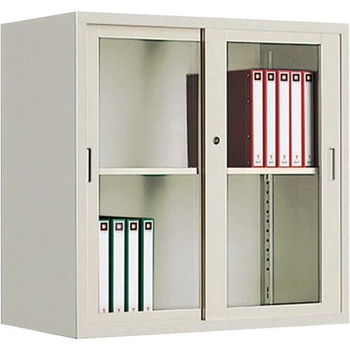 保管庫深型W880上置き用H880引違いガラス