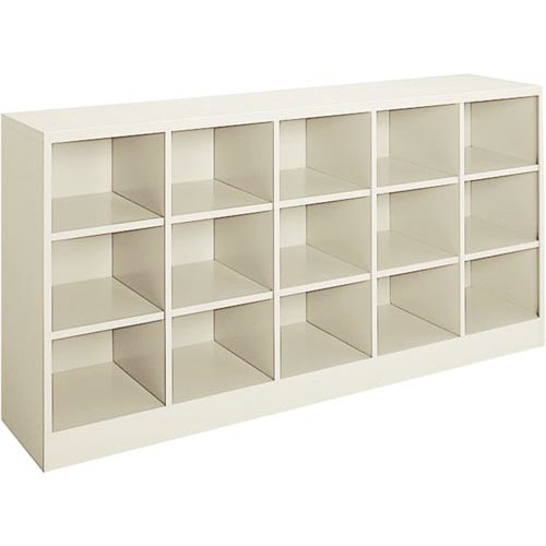 スクールロッカー扉なし15人用(5列3段)