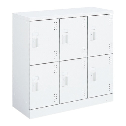 スクールロッカー ロータイプ3×2 シリンダー錠