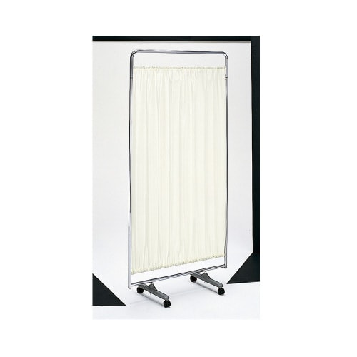 クロススクリーン キャスター付 1連 ホワイト