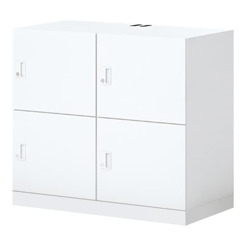 イノン 4人 メール穴無 シリンダー B ホワイト