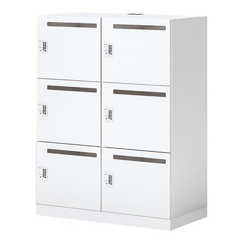 イノン 6人 メール穴有 プッシュ S ホワイト