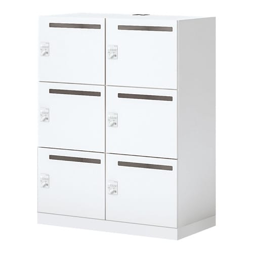 イノン 6人 メール穴有 ダイヤル B ホワイト