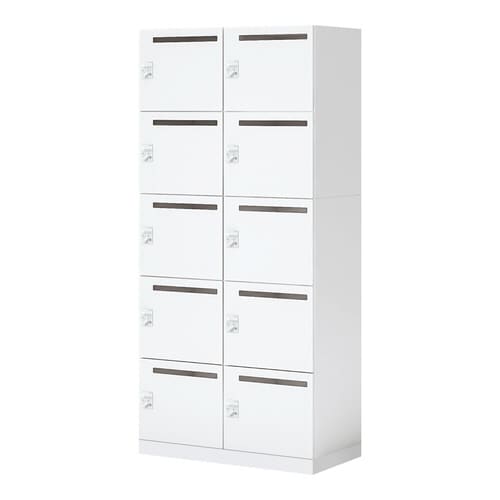 イノン 10人 メール穴有 ダイヤル S ホワイト