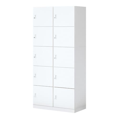 イノン 10人 メール穴無 シリンダー Sホワイト