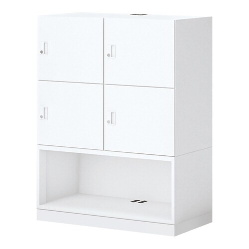 イノン 4人下段OPメール穴無シリンダーSホワイト