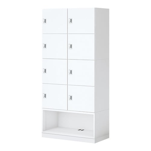 イノン 8人 下段OPメール穴無プッシュBホワイト