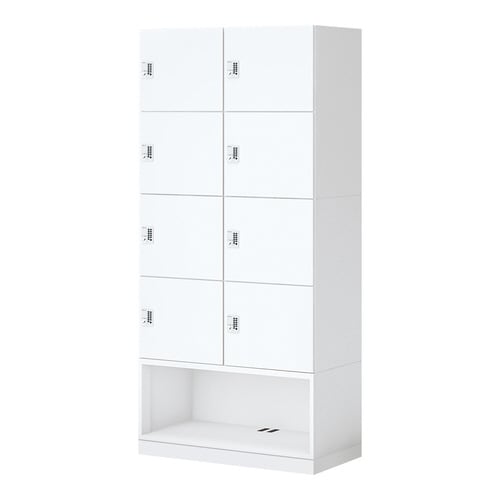 イノン 8人 下段OPメール穴無プッシュSホワイト