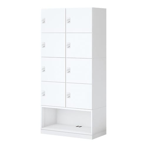 イノン 8人 下段OPメール穴無ダイヤルSホワイト