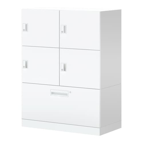 イノン 4人下段ラテメール穴無シリンダーSホワイト