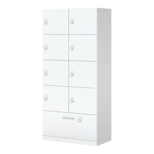 イノン 8人 下段ラテメール穴無ダイヤルBホワイト