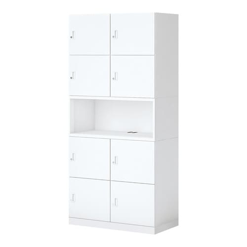 イノン 8人中段OPメール穴無シリンダーSホワイト