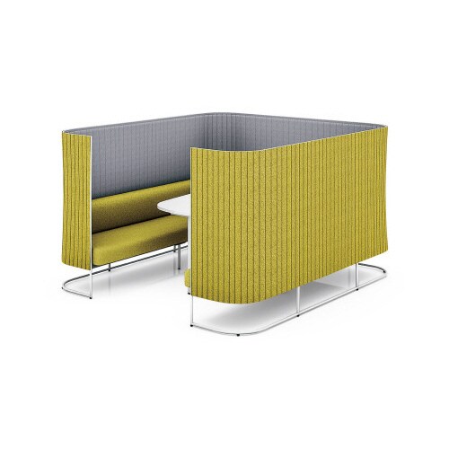 インフレームソファ6人用W高さ135白1S