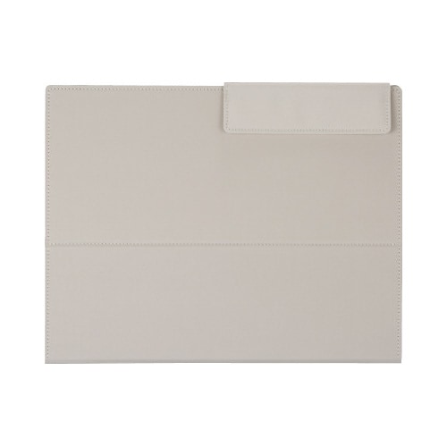 スタンド文書バッグ<THIRD FIELD>白茶