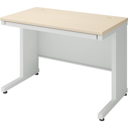 インベント平机奥600幅1000ナチュラル脚WH