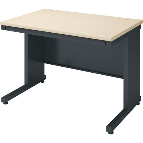 インベント平机奥行700幅1000ナチュラル脚BK