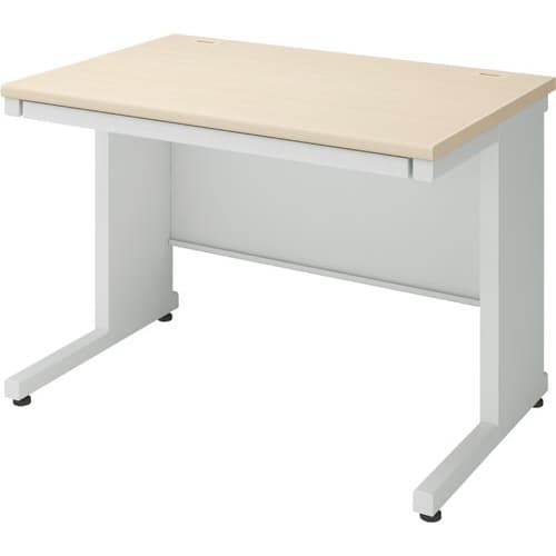 インベント平机奥700幅1000ナチュラル脚WH