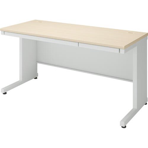 インベント平机奥600幅1400ナチュラル脚WH