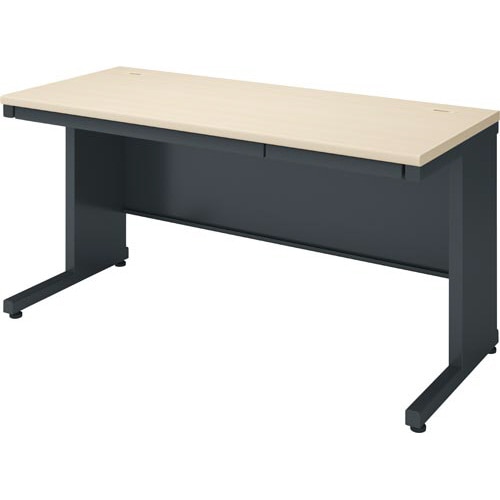 インベント平机奥行700幅1400ナチュラル脚BK