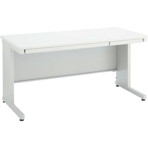 インベント平机奥700幅1400ホワイト脚WH