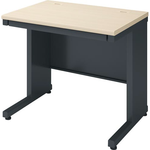 インベント平机奥行600幅800ナチュラル脚BK