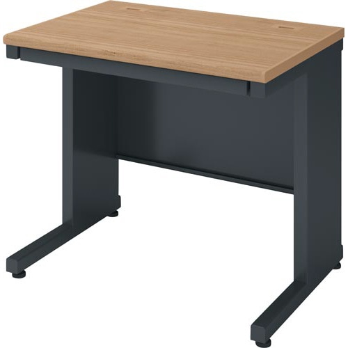 インベント平机奥600幅800ラスティック脚BK