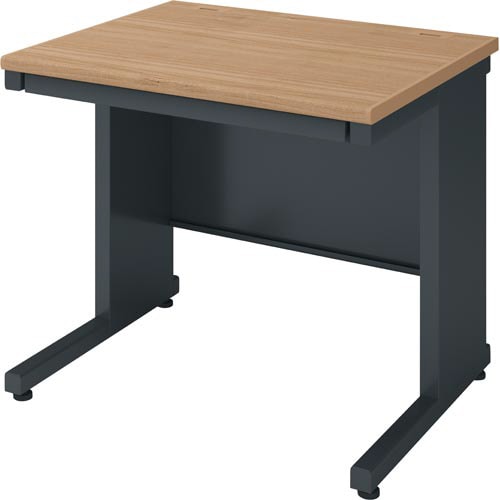 インベント平机奥700幅800ラスティック脚BK