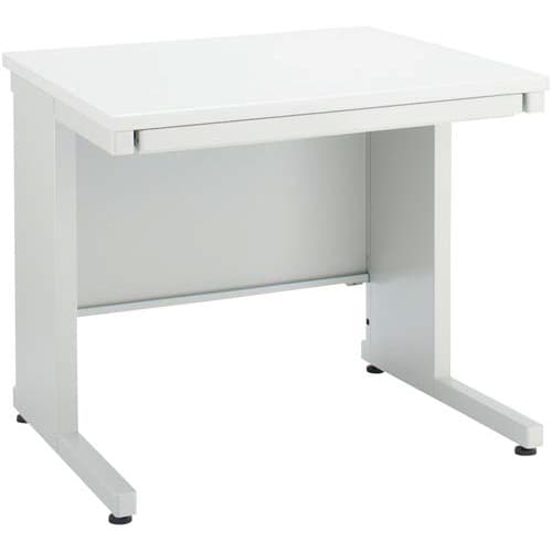 インベント平机奥700幅800ホワイト脚WH