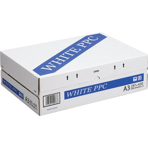 WHITE PPC A3 1箱(500枚×3冊)