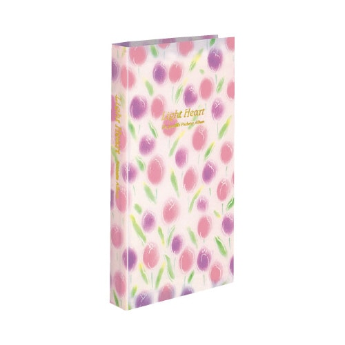 ポシェットアルバムA4スリムL判300枚収容赤